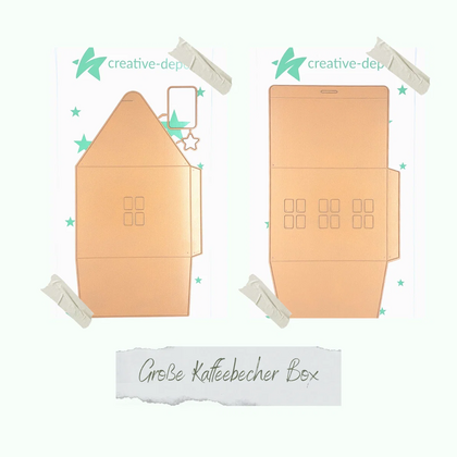 Troquel - Caja grande para taza de café