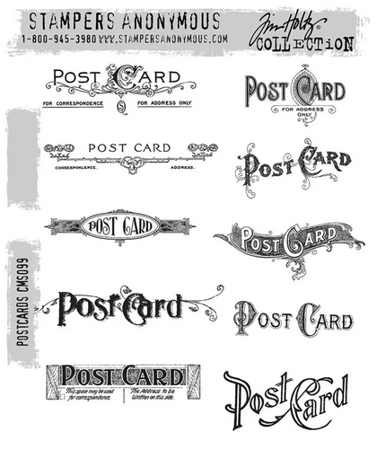 Sello Postcards Tim Holtz