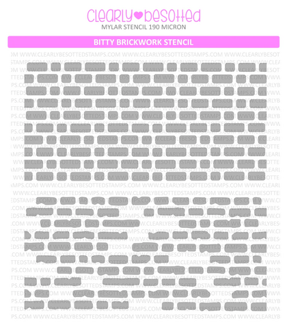 Stencil - Bitty Brickwork