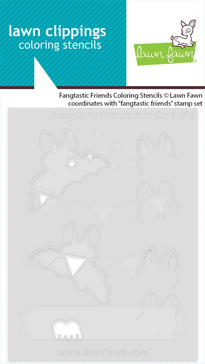 Stencil Coloring - Fangtastic Friends Add-On