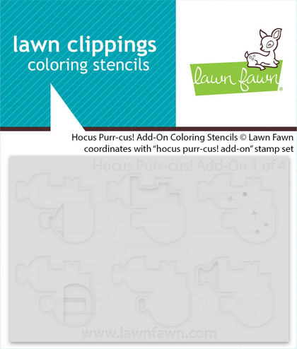 Stencil Coloring - Hocus purr-cus! add-on