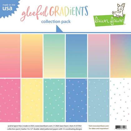 Block de papeles 12x12 inch - Gleeful gradients