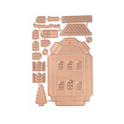 Troquel - Base colgante - Casa con extras