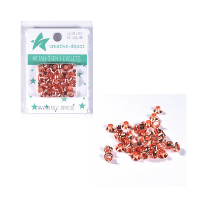 Ojales - Oro rosa - 8mm