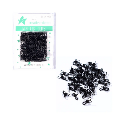 Mini Pinza de Pesca - Negro - Mate - 50 unidades