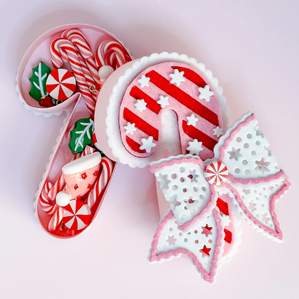 Troquel - Candy Cane Gift Box