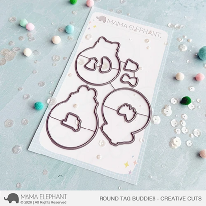 Troquel - Round Tag Buddies