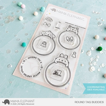 Set de sellos - Round Tag Buddies