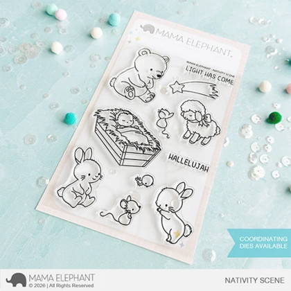Set de sellos - Nativity Scene