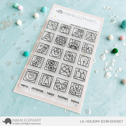 Set de sellos - Lil Holiday Icon Docket