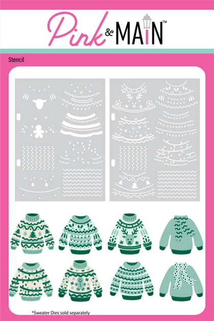 Stencils - Holiday Sweater Layering