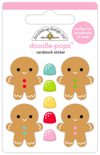 Stiker - Oh What Fun Jolly Gingers Doodle-Pops