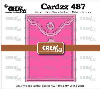 Cardzz Dies ATC Envelope Vertical Panel C (CLCZ487)