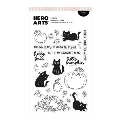Sello - Cozy Season Stamp Set Hide and Peek