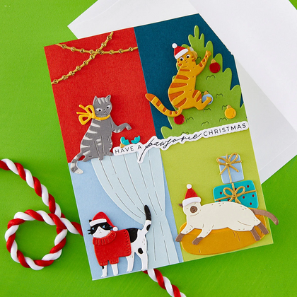 Troquel - Christmas Cats 