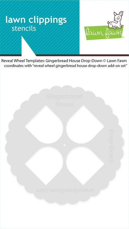 Plantillas Reveal Wheel  - Gingerbread House Drop-Down