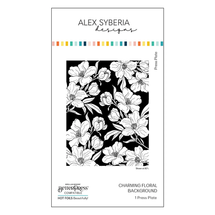 Charming Floral Background Press