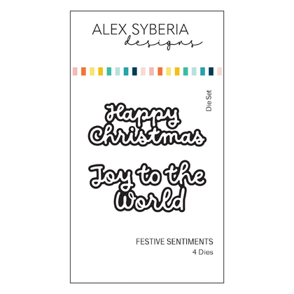 Set de troqueles - Festive Sentiments