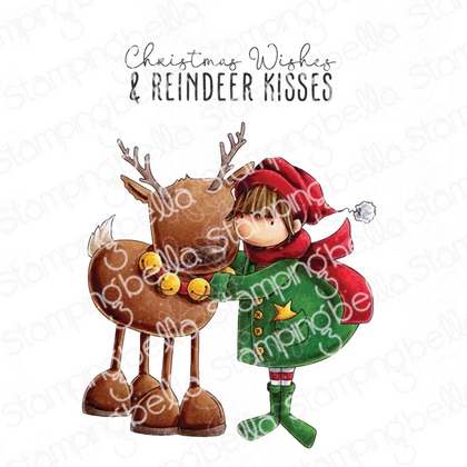 Set de sellos de goma - Tiny Townie Rita Reindeer Snuggle