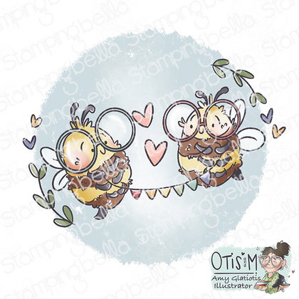 Sello de goma - buzzy bee buddies