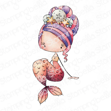 Sello de goma - whimsabella mermaid serene seastar