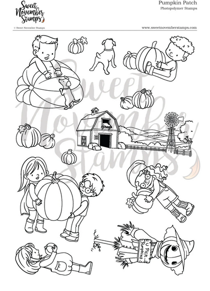 Set de sellos - pumpkin patch