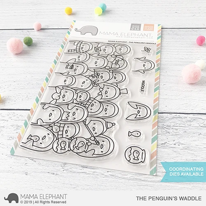 Set de sellos - the penguin's waddle