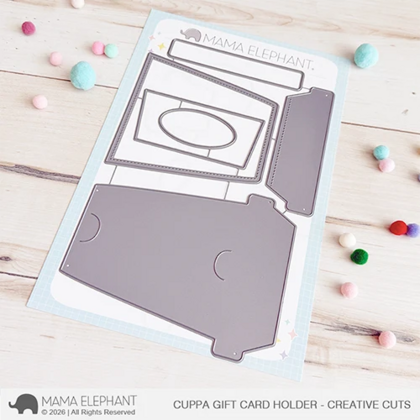 Troquel -  cuppa gift card holder