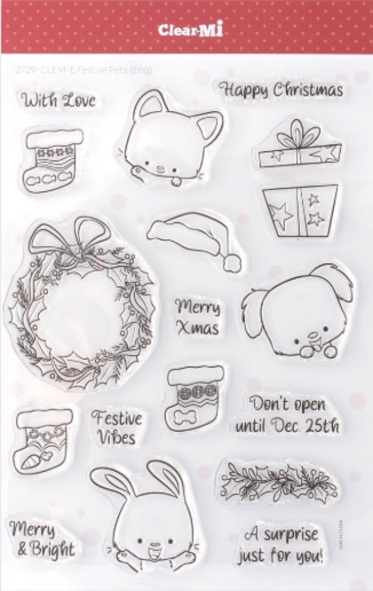 Sello - festive pets eng
