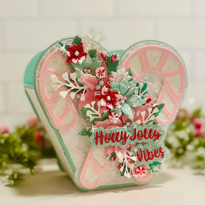 Troquel - chunky candy cane mini album
