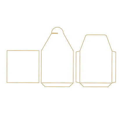 Troquel - caja de regalo con cúpula