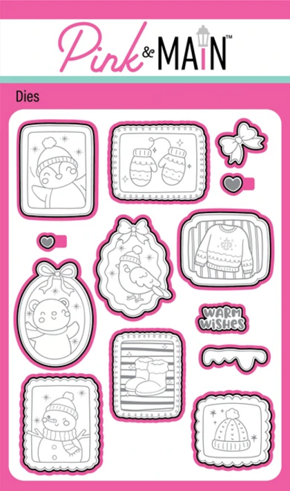 Set de troqueles - fun winter frames