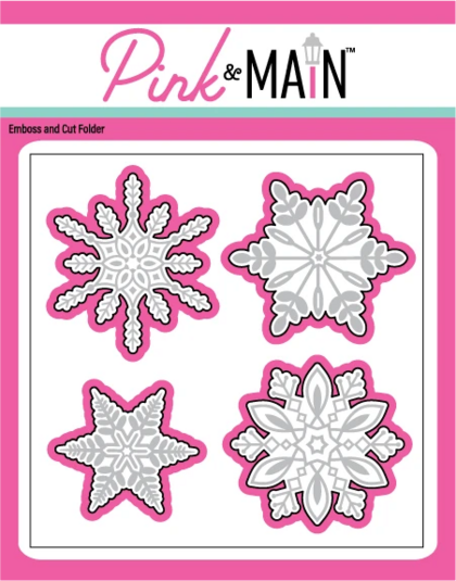 Carpeta embossing y troqueles - snowflakes