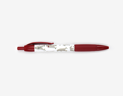 Bolígrafo tinta roja joyful bear 0,38mm.