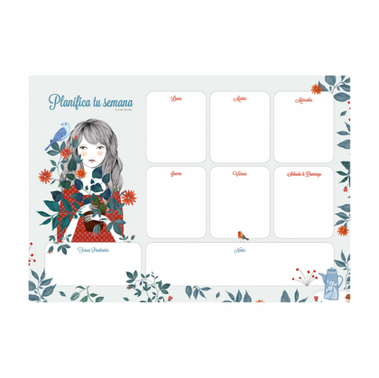 Planificador semanal «Escondite» by Lady Desidia