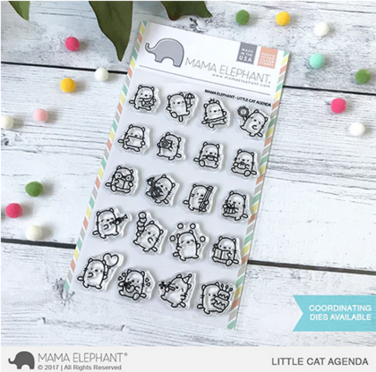 Sellos Mama Elephant - Little Cat Agenda