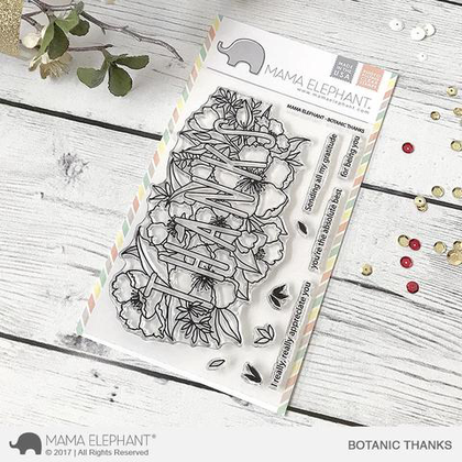 Sellos Mama Elephant - Botanic Thanks