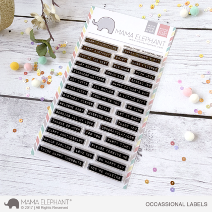 Sellos Mama Elephant - Occasional Labels