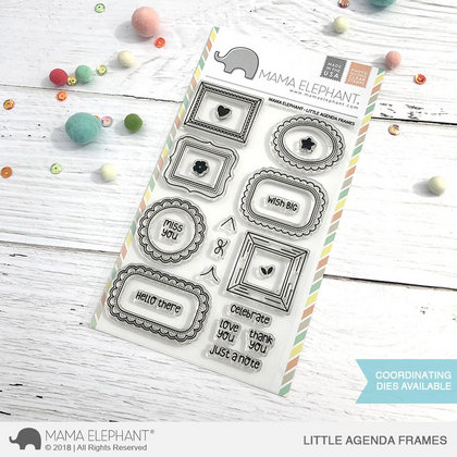 Sellos Mama Elephant - Little Agenda Frames