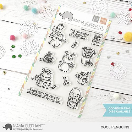 Sellos Mama Elephant - Cool Penguins