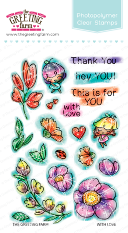 Sellos The Greeting Farm - With Love 