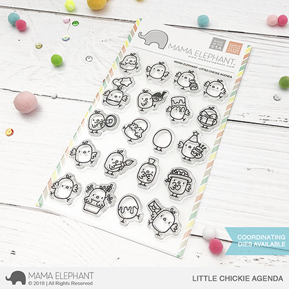 Sellos Mama Elephant - Little Chickie Agenda