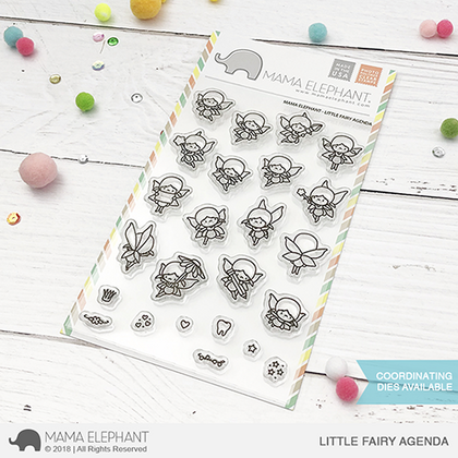 Sellos Mama Elephant - Little Fairy Agenda