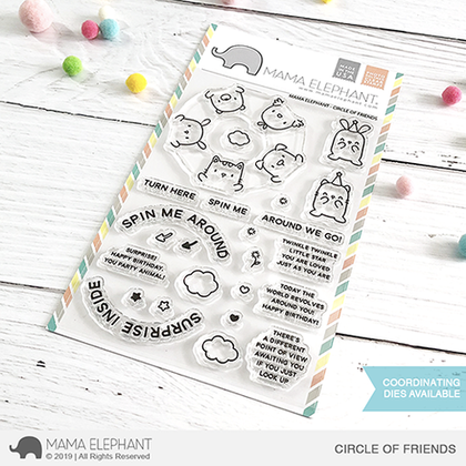 Sellos Mama Elephant - Circle of Friends