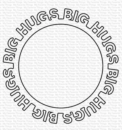 Big Hugs Circle Frame Die-namics