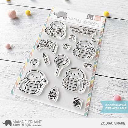 Sellos Mama Elephant - Zodiac Snake