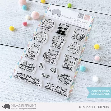 Sellos Mama Elephant - Stackable Friends