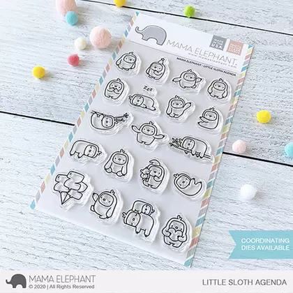 Sellos Mama Elephant - Little Sloth Agenda