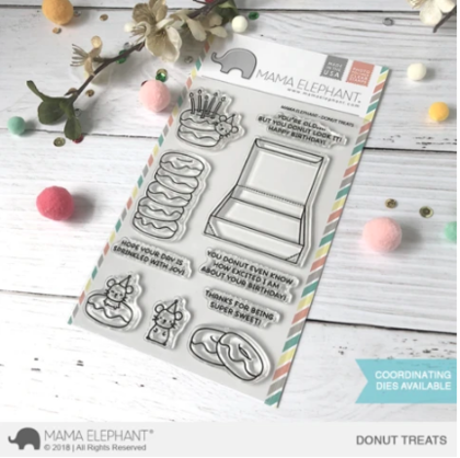 Sellos Mama Elephant -Donut Treats