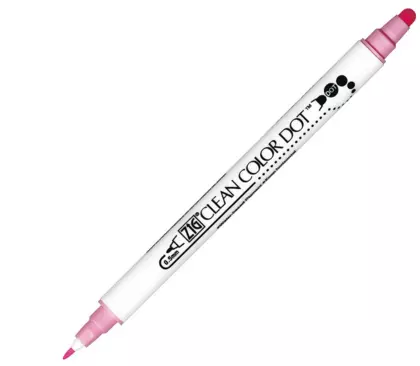 Kuretake Rotulador Clean Color Dot - Candy Pink